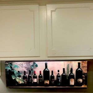 36” by 16” on wall wine Decora